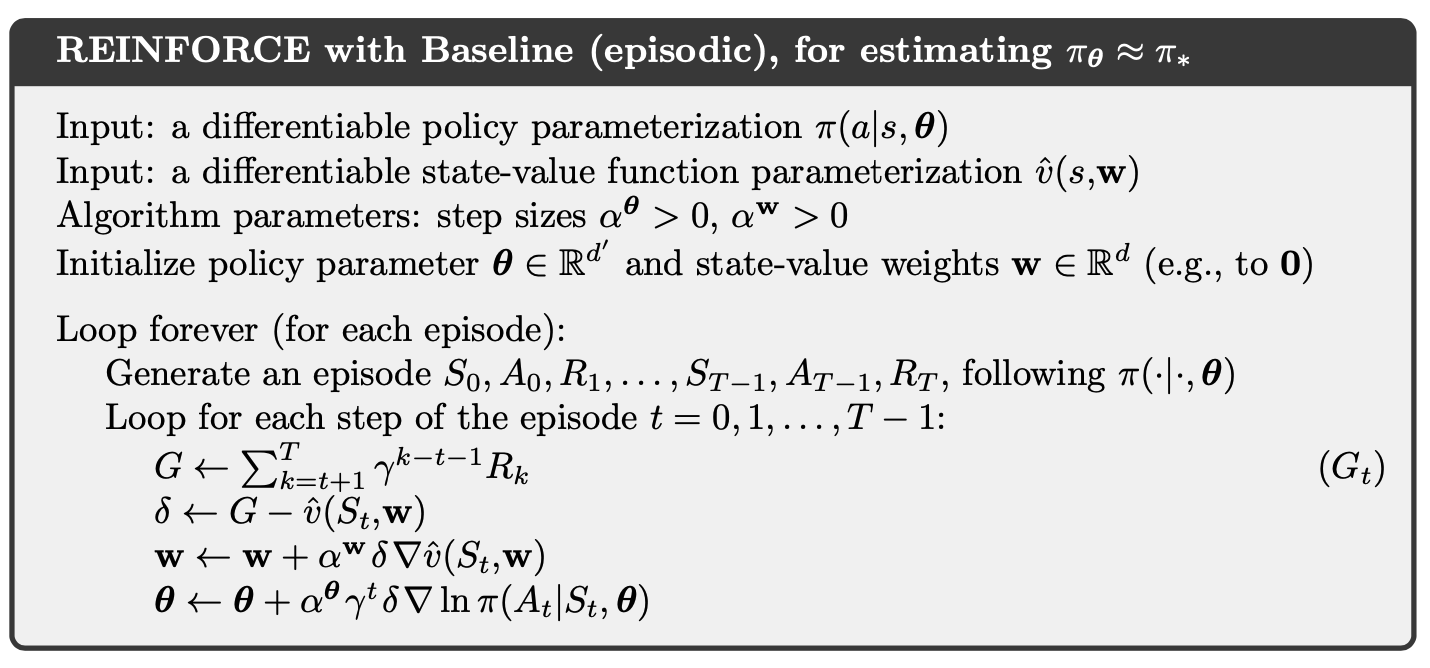 policy_gradient_method_reinforce_with_baselint_algorithm